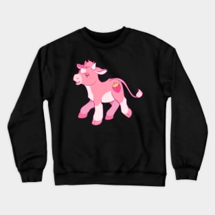 Strawberry Cow Crewneck Sweatshirt